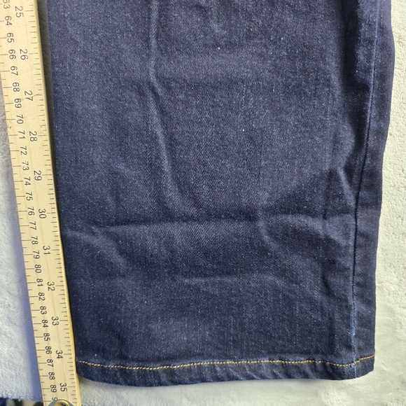 NWT Barbell Apparel Mens Denim Jeans Size 28x34 Straight Leg Dark Wash Pants - Picture 8 of 10